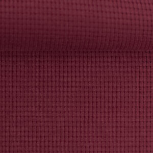 Vahveltrikotaaž - bordoopunane