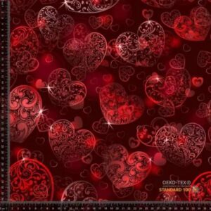 Säravad südamekujutised - imeilus muster suurtele ja väikestele tüdrukutele!