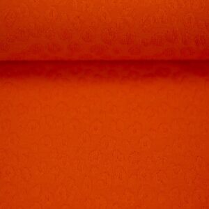 Žakaartrikotaaž, reljeefne muster - "Lemgo", oranž