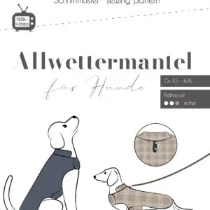 Paberlõige - koera ilmastikukindel mantel, jakk