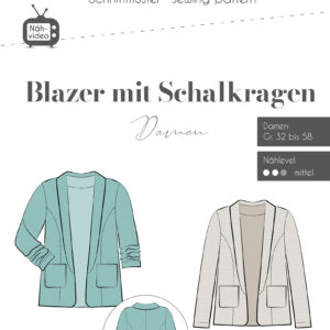 Paberlõige - naiste sallkraega jakk, bleiser