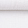 Puuvillane krepp, musliin - valge