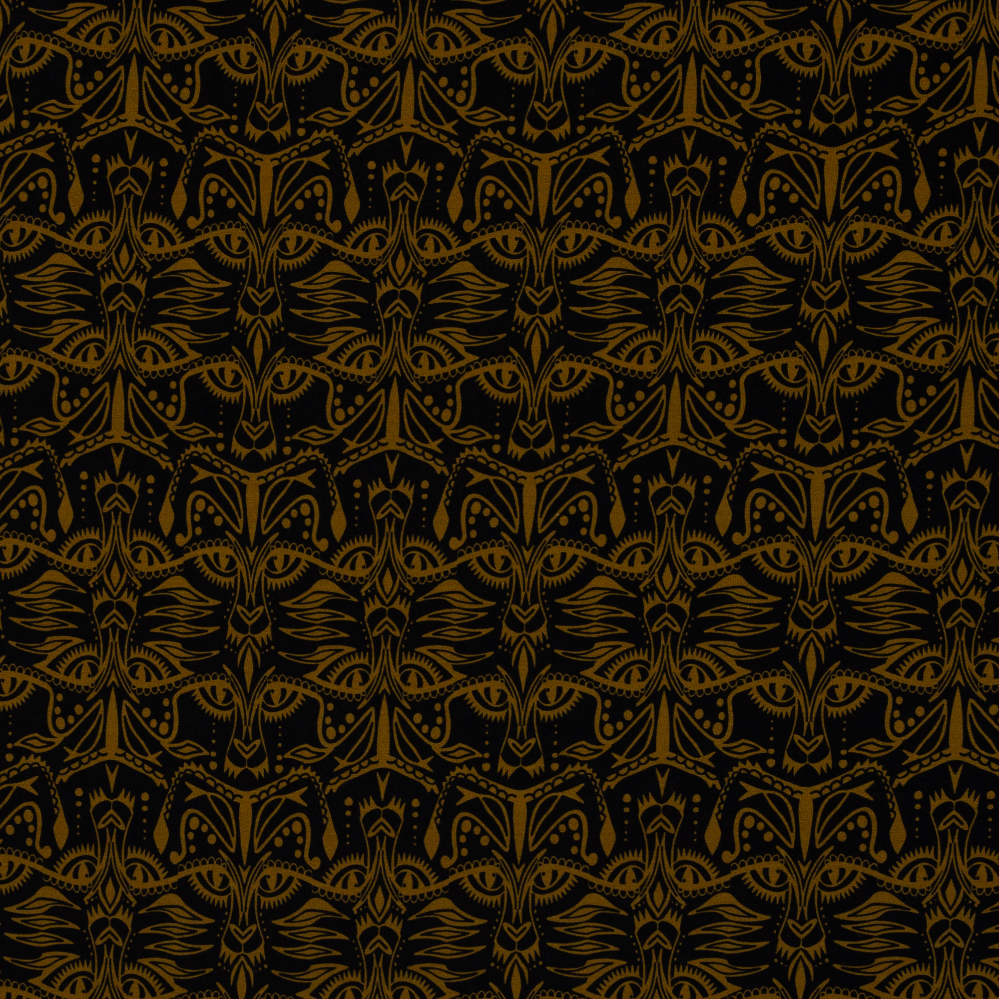 Tiigri motiiviga viskoosist trikotaažkangas.