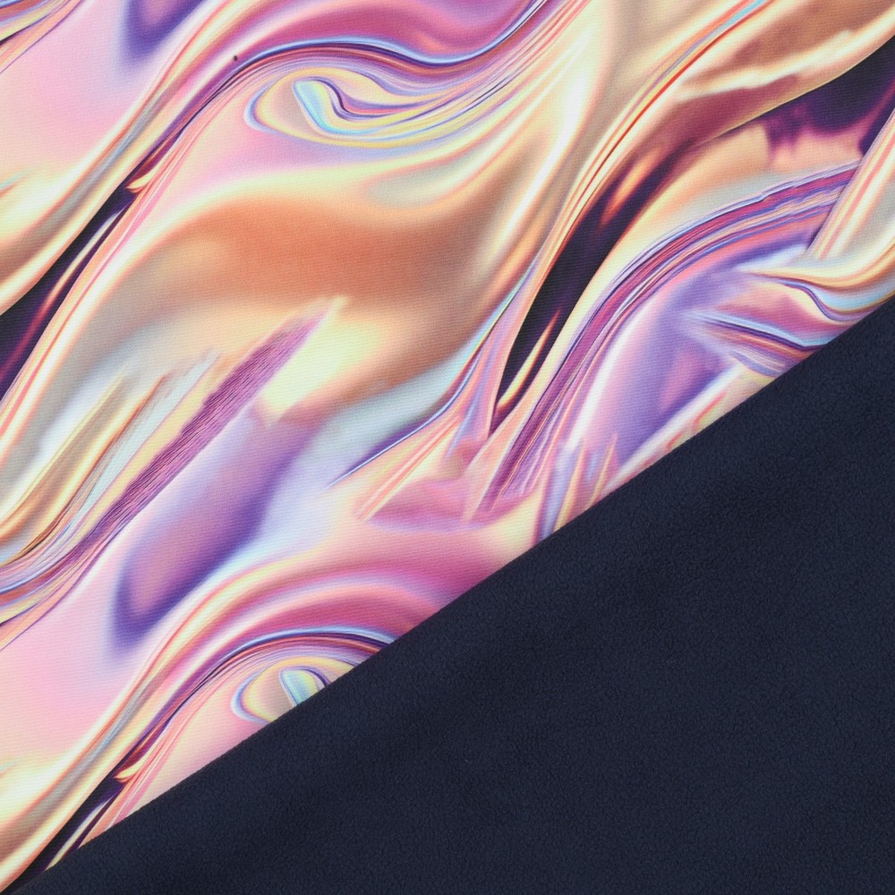 Softshellkangas - abstrakt, värviline