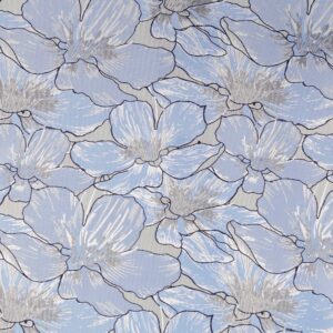 Žakaarkoes polüesterkangas on efektse sissekootud mustriga. Sobib ideaalselt jakkideks, kleitideks, seelikuteks.