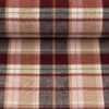 Puuvillane flanellkangas - punane-beež, ruut ca 4x4cm